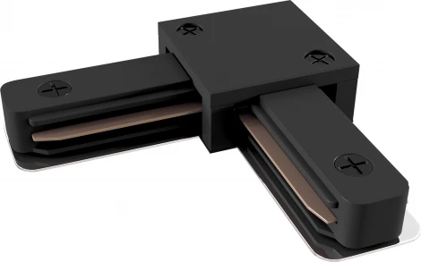 Коннектор L-образный Unity черный (однофазный) Maytoni Technical TRA001CL-11B (220V)