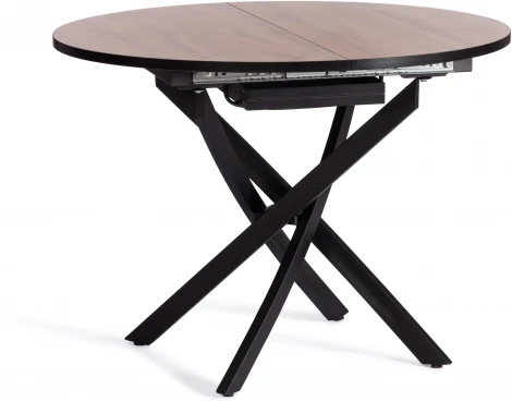 Стол MANZANA (ЛДСП,Металл /Дуб Вотан,Черный)