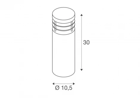 Наземный светильник Slv Vap slim 230063