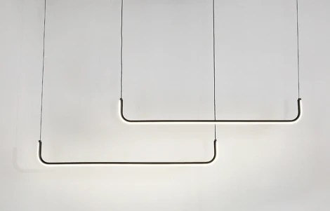 Подвесной светильник светодиодный с пультом SUAVE SP35W LED L1200 BLACK Crystal Lux