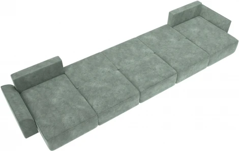 Диван п-образный Лига-048 НПБ МегаЛонг Лига Диванов (Велюр) арт.128321