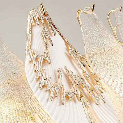 Подвесная люстра хрустальная Modelux ML.6228.600 GD