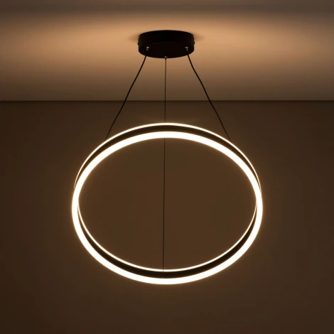 Подвесная люстра Citilux Дуэт CL719501 (регулировка яркости, LED, 220V, пульт управления, на тросе, кольцо)