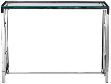 Консольный стол Garda Decor 47ED-CST072 (Серебро/Серебро,Прозрачный)