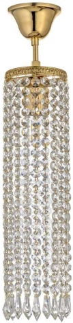 Потолочная люстра хрустальная на штанге Arti Lampadari Stella Gold Stella E 1.5.10.102 G (220V)