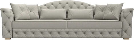 Диван прямой Артис (Бежевый/Рогожка) Лига Диванов арт.122568