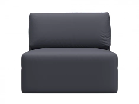 Модуль диван Лига-060 НПБ (ЛДСП,Брус,Фанера/Пластик/Экокожа/Серый) Лига Диванов 130075