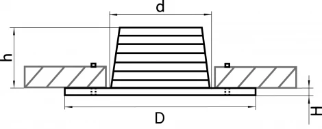 Встраиваемый точечный светильник Lightstar Leddy 212175 (220V, IP44)