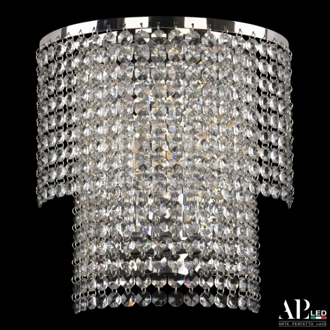 Бра хрустальное APL LED Rimini S500.B4.25-27.A.E14