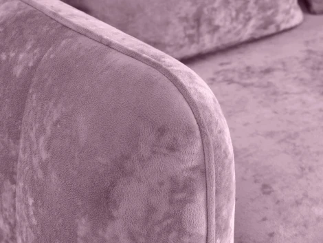 Диван Amsterdam трехместный ОГОГО (арт.786592), (Ткань,Велюр/Фиолетовый)