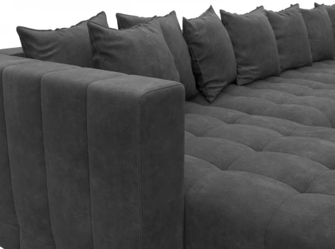 Диван П-образный Лига-052 НПБ Лонг Лига Диванов (Велюр) арт.128853