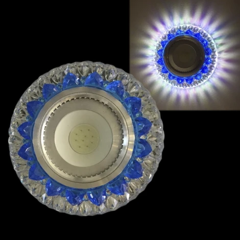 Встраиваемый точечный светильник Reluce 42205-9.0-001PL MR16+LED3W CL/LBL+MIX (круглые)