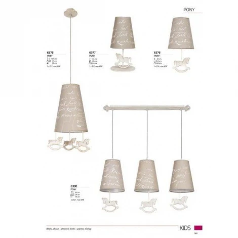 Подвесной светильник Nowodvorski Pony 6378