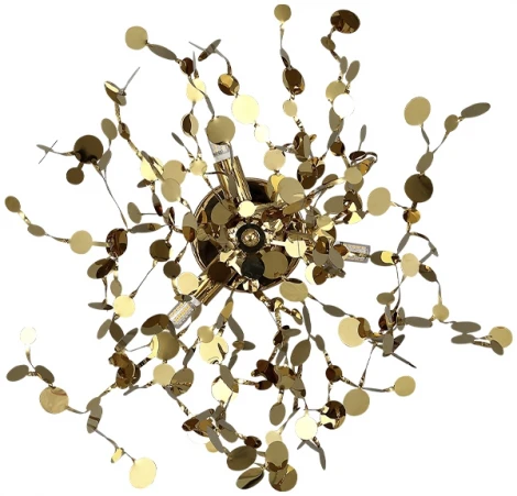 Настенный светильник Crystal Lux Garden AP-PL3 D400 GOLD (220V, ветки)