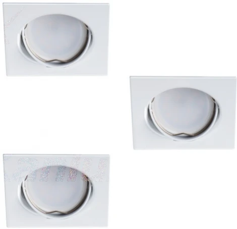 Комплект из 3-х встраиваемых точечный светильников Kanlux TRIBIS 23849 (220V)