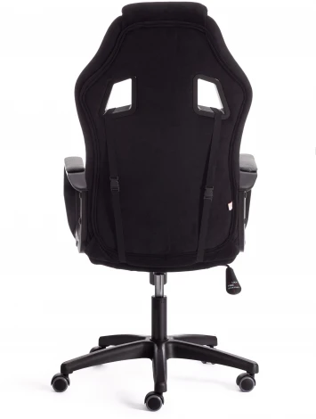Кресло DRIVER (22) флок/ткань, черный/серый, 35/TW-12 Tetchair 19290