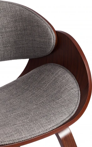 Стул LANDO (mod.8036) (Дерево,Ткань/Орех,Серый) Tetchair арт.21830
