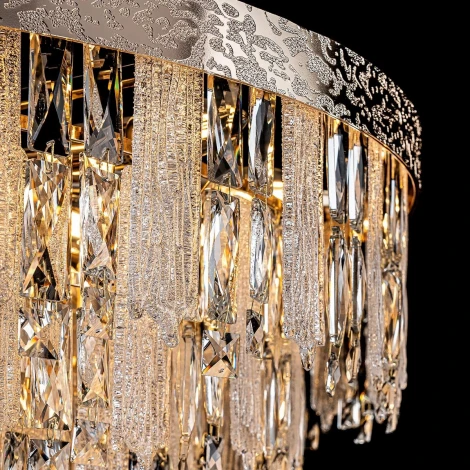 Подвесная люстра хрустальная Modelux MODELUX ML.7206.800 GD