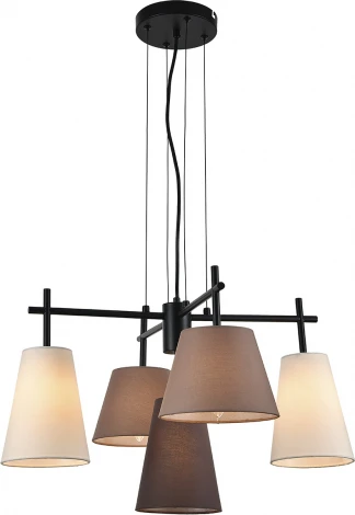 Подвесной светильник (13032/5P Black) Indigo Abbinare V000533 (220V, на тросе)