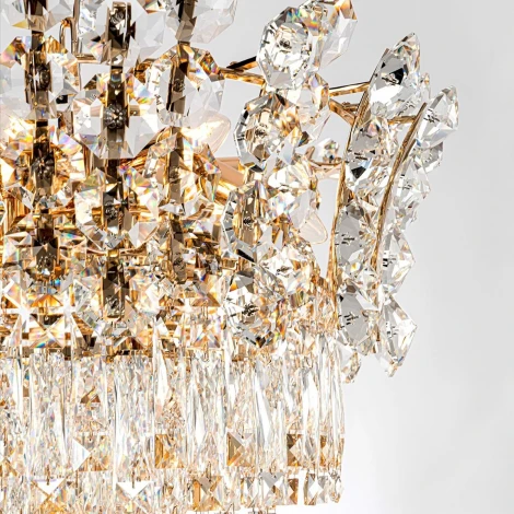 Подвесная люстра хрустальная Modelux MODELUX ML.7550.16 GD