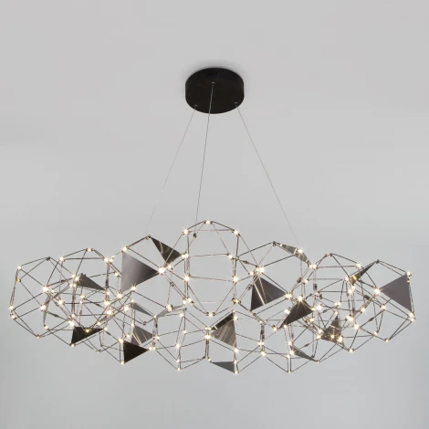 Подвесной светильник светодиодный Eurosvet Uma 90369/15 черный жемчуг (220V, на тросе)