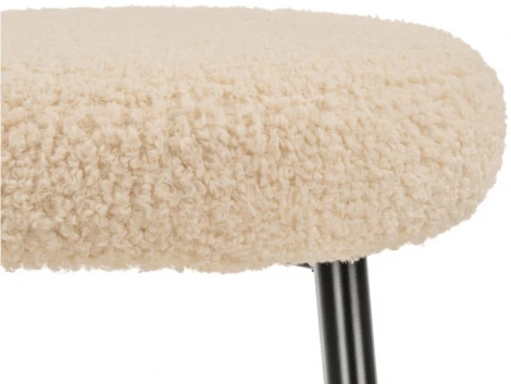 Барный стул Woodville Plato white fabric 15423