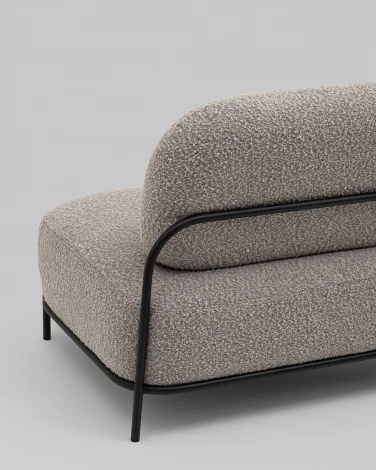 Диван Стоун new ткань букле серо-бежевый Stool Group арт.УТ000039998