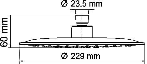 Верхний душ Wasserkraft Isar A115