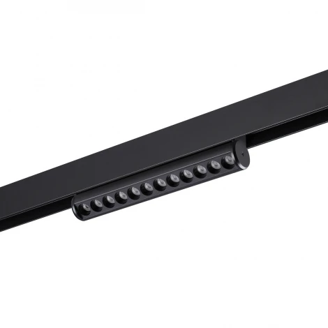 Трековый светильник трехфазный светодиодный Novotech Vector 359947 черный диммир. со сменой цв.температуры, пульт ДУ/Tuya Smart Life LED 10W 90-240V