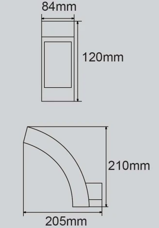 Уличный настенный светильник Oasis Light COBRA l W2141 Gr