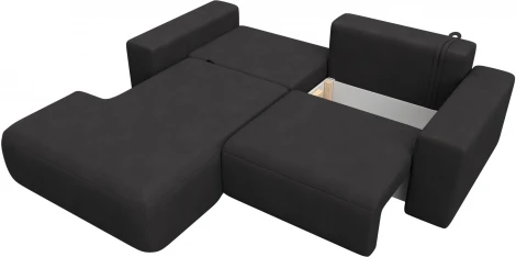 Диван угловой Лига-036 НПБ Классик левый угол Лига Диванов (Замша) арт.127740L