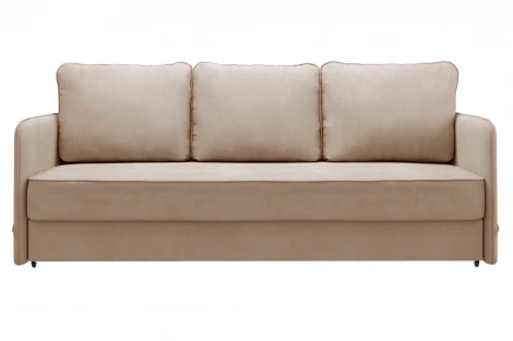 Диван тканевый прямой бежевый D1 Слим AAA4008021 Velutto 18
