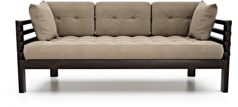 Диван Arsko Стоун венге бежевый велюр