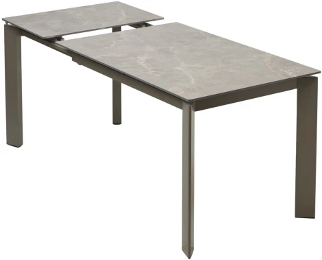 Стол CORNER 120 MATT LATTE STONE SOLID CERAMIC / TAUPE, ®DISAUR