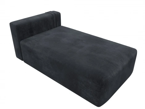 Модуль канапе Лига-060 НПБ (ЛДСП,Брус,Фанера,Велюр/Темно-серый) Лига Диванов 129554