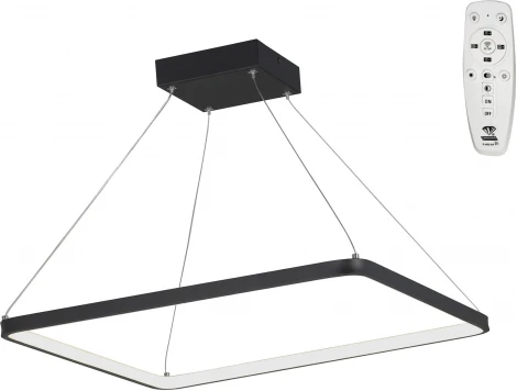 Подвесной светильник с ПДУ светодиодный LED 53Вт, 2700-6500К Vitaluce V2508DT-1/1S (220V, на тросе)