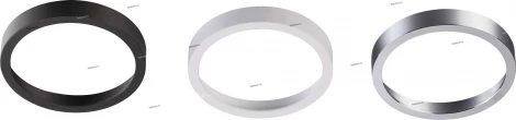 Кольцо декоративное для светильников Novotech Metis, черный