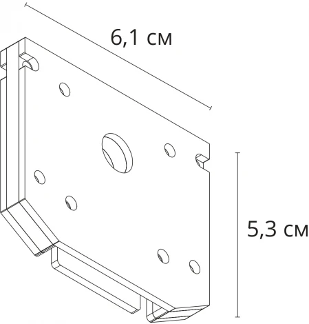 Заглушка для магнитного шинопровода Arte Lamp Linea-Accessories A484233E