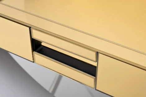 Журнальный стол Garda Decor KFG135 (Хром/Прозрачный)