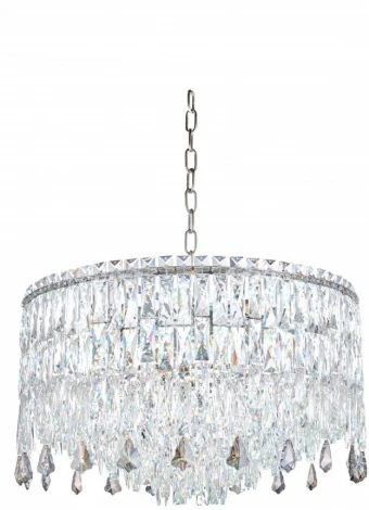 Подвесная люстра Fluorite The Empress FL1062-11P (220V, хрусталь, на цепи, круглые)