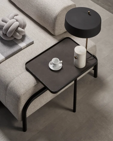 Диван La Forma (ex Julia Grup) Compo (Бежевый/ Металл,Пена,ДСП,Сталь,Дерево,Акрил,Сосна,МДФ)