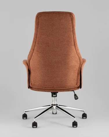Кресло офисное TopChairs Neoma терракотовый ткань УТ000041774