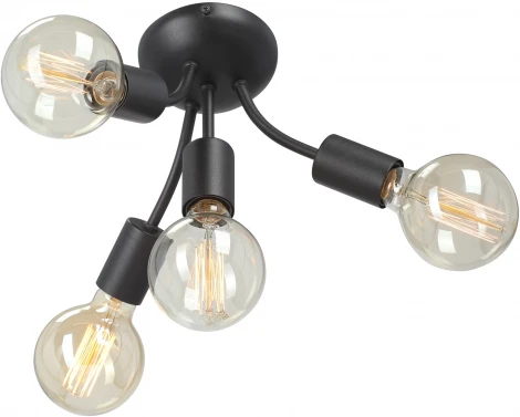 Потолочная люстра Vitaluce V3927-1/4PL, 4xE27 макс. 40Вт