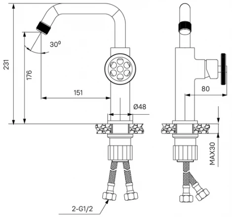 Смеситель IDDIS Grange GRABLR0i01 для раковины