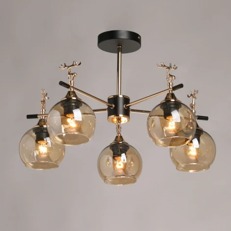 Потолочная люстра на штанге De City Альфа 324019005 (220V, шарики, животные)