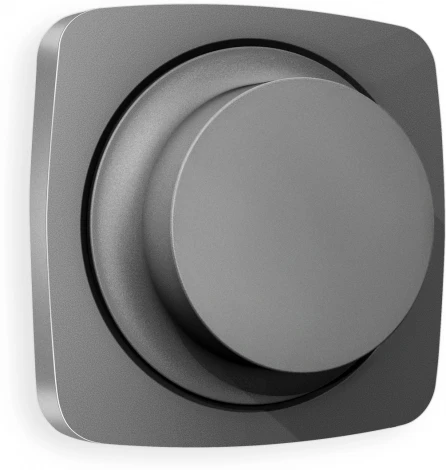 Лицевая панель Ambrella Volt OMEGA (Антрацит серый) для светорегулятора универсального QUANT OP6555