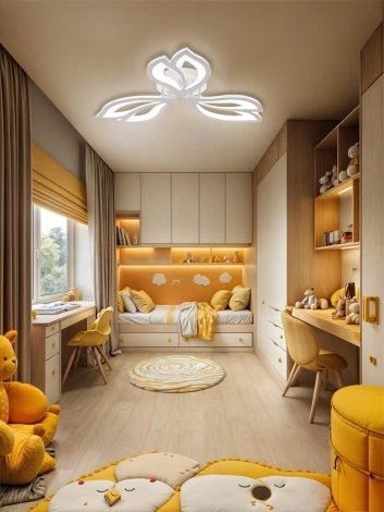 Потолочная люстра светодиодная с пультом ДУ 66W, белый, LED Natali Kovaltseva Fortuna LED LAMPS 81107/2C