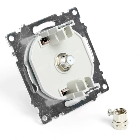 ТВ-розетка (коричневый) Stekker Катрин 49024