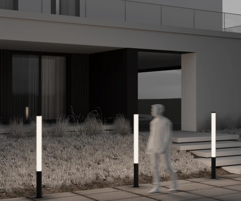 Наземный уличный светильник Maytoni Ster O467FL-L70B3K (LED, 220V, круглые, IP65)