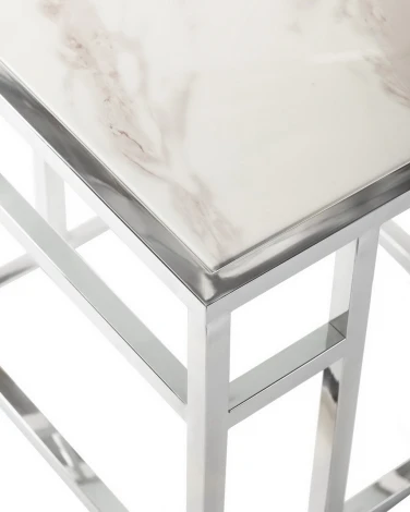 Журнальный столик приставной хром MY iNTERNO MY-2038S